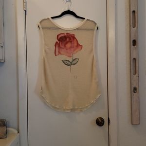 Free People Rose Sleeveless Top